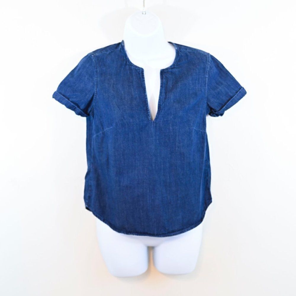 Madewell Jean Top V-neck Size X-Small